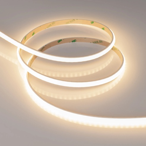 Лента светодиодная герметичная RTW-PW-A160-8mm 24V Warm3000 (10 W/m, IP66, 2835, 5m) (Arlight, Матовая)