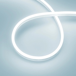 Лента светодиодная герметичная AURORA-PS-A120-12x6mm 24V White6000 (10 W/m, IP65, 2835, 5m) (Arlight, Силикон)