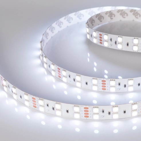 Лента светодиодная RT-B120-15mm 24V RGB (28.8 W/m, IP20, 5060, 5m) (Arlight, Открытый)