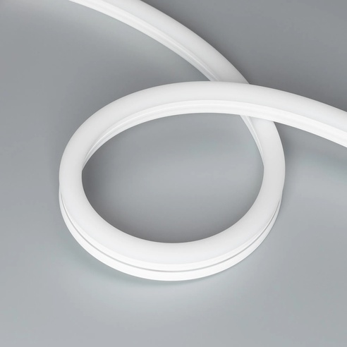 Лента светодиодная герметичная MOONLIGHT-SIDE-A140-12x24mm 24V Warm3000 (9.6 W/m, IP68, 5m, wire x2) (Arlight, Вывод прямой, 3 года)