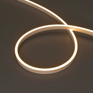 Лента светодиодная герметичная MOONLIGHT-SIDE-A120-06x12mm 24V Warm2700 (9.6 W/m, IP65, 5m, wire x2) (Arlight, Вывод прямой, 3 года)