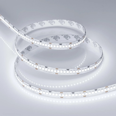 Лента светодиодная RT 2-5000 24V White6000 10mm (2835, 252 LED/m, LUX) (Arlight, 10 Вт/м, IP20)