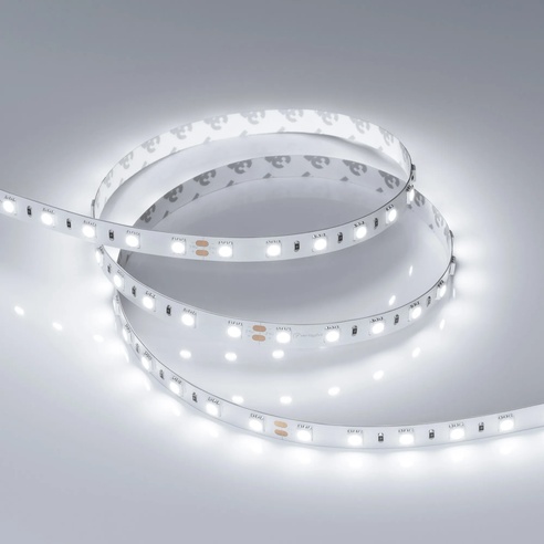 Лента светодиодная RT-B60-10mm 24V White6000 (14.4 W/m, IP20, 5060, 5m) (Arlight, 14.4 Вт/м, IP20)