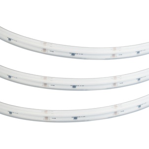 Лента герметичная DMX-COB-PS-X1008-21mm 24V RGB-PX126 (11 W/m, IP67, CSP, 5m) (Arlight, -)