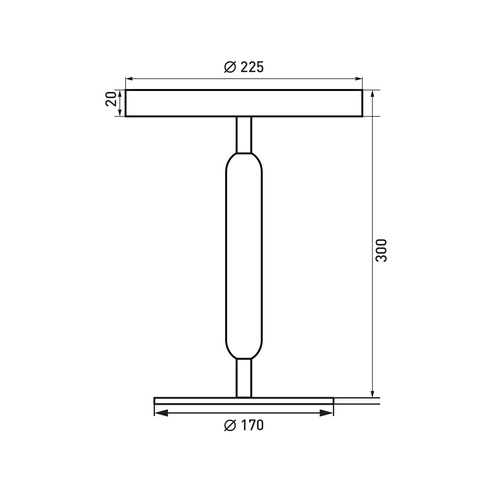 Светильник SP-ALYSS-TAB-R22.5x30-5W Warm3200-MIX (GR-DG, 110 deg, 230V) (Arlight, IP20, Мрамор, 5 лет)