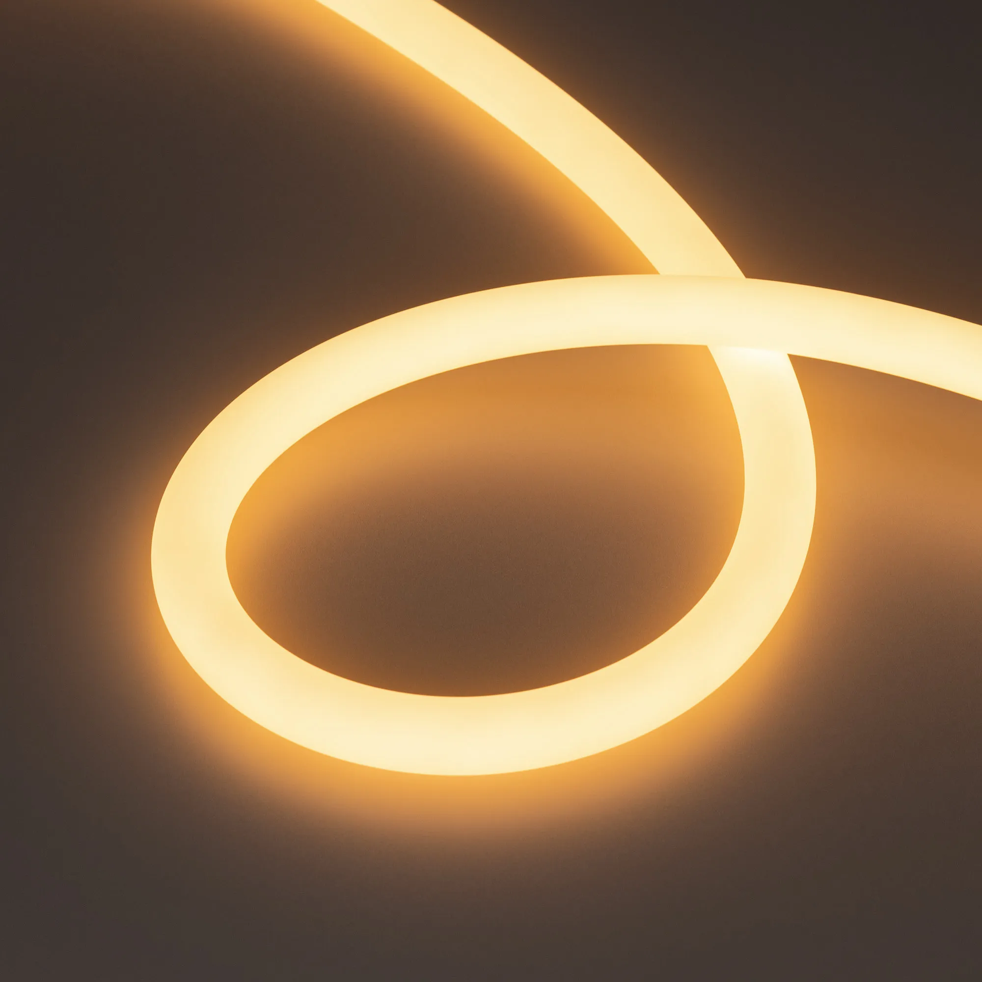 Лента светодиодная герметичная MOONLIGHT-TOP-A336-D18mm 24V Warm2700 360deg (14.4 W/m, IP65, 2835, 5m, wire x1) (Arlight, Вывод прямой, 3 года) - изображение товара