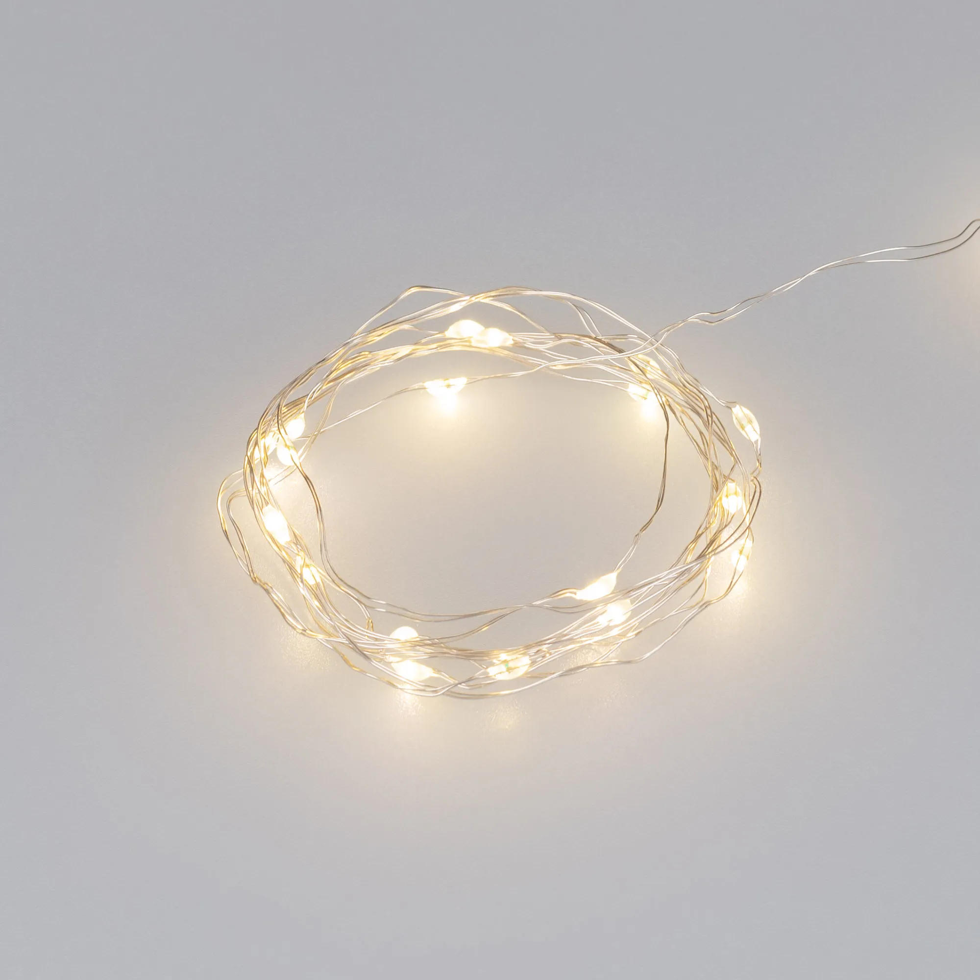 Светодиодная гирлянда ARD-DEW-HOME-2000-CLEAR-20LED-STD Warm3000 (3V, Battery Pack) (Ardecoled, IP20) - изображение товара