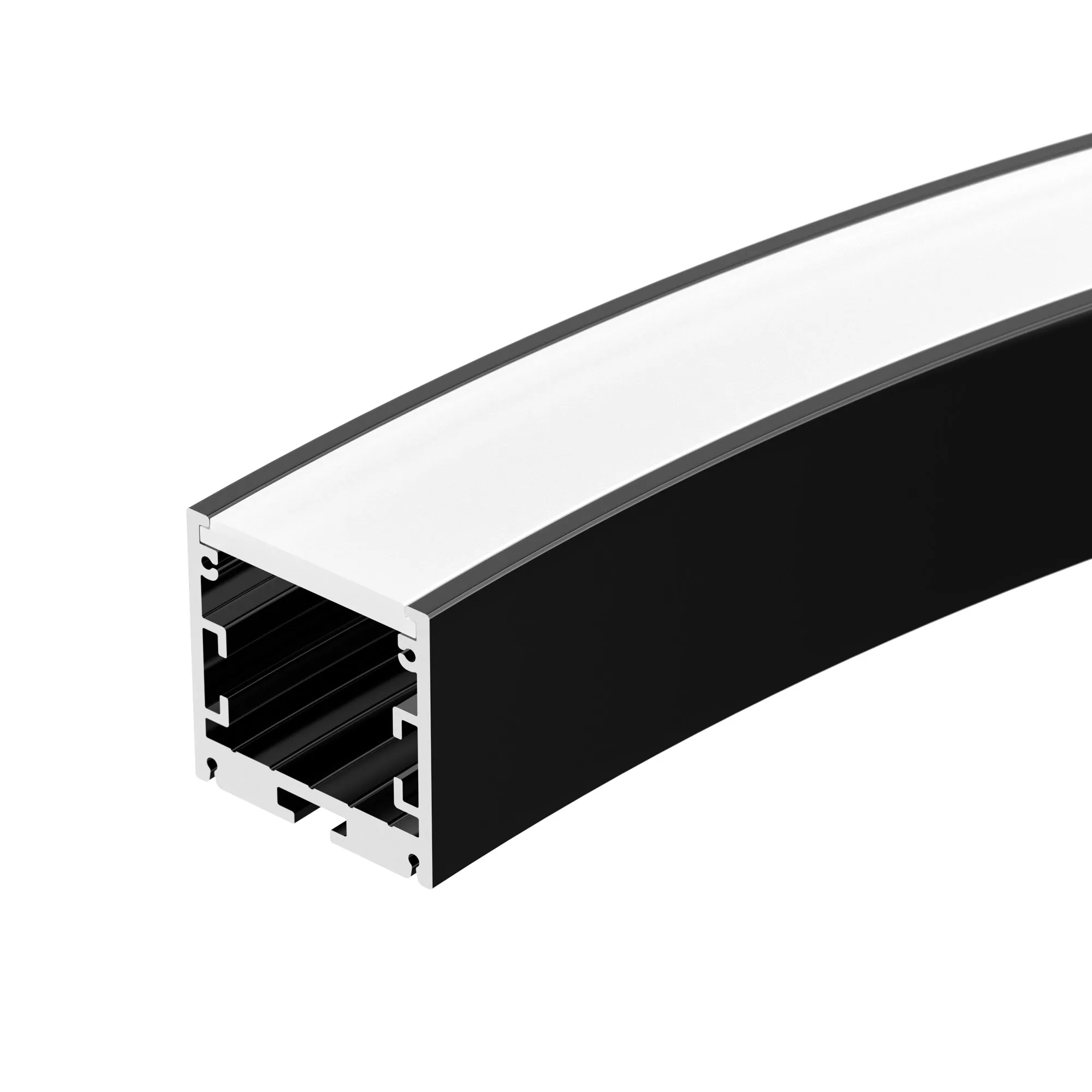 Профиль SL-ARC-3535-D800-A45 BLACK (320мм, дуга 1 из 8) (Arlight, Алюминий) - изображение товара