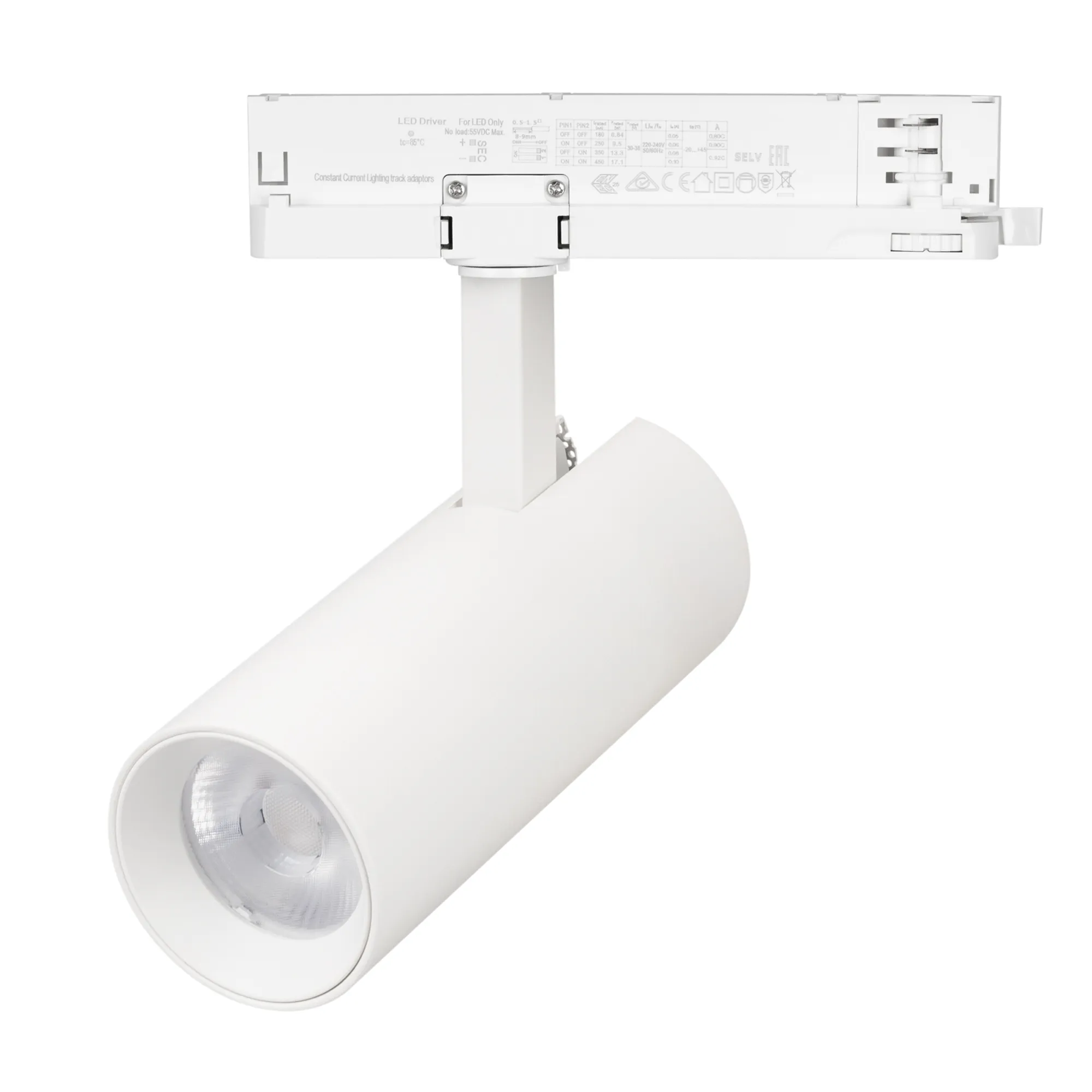 Светильник LGD-GERA-4TR-R74-20W Day4000 (WH, 55 deg, 230V, DALI) (Arlight, IP20 Металл, 5 лет)