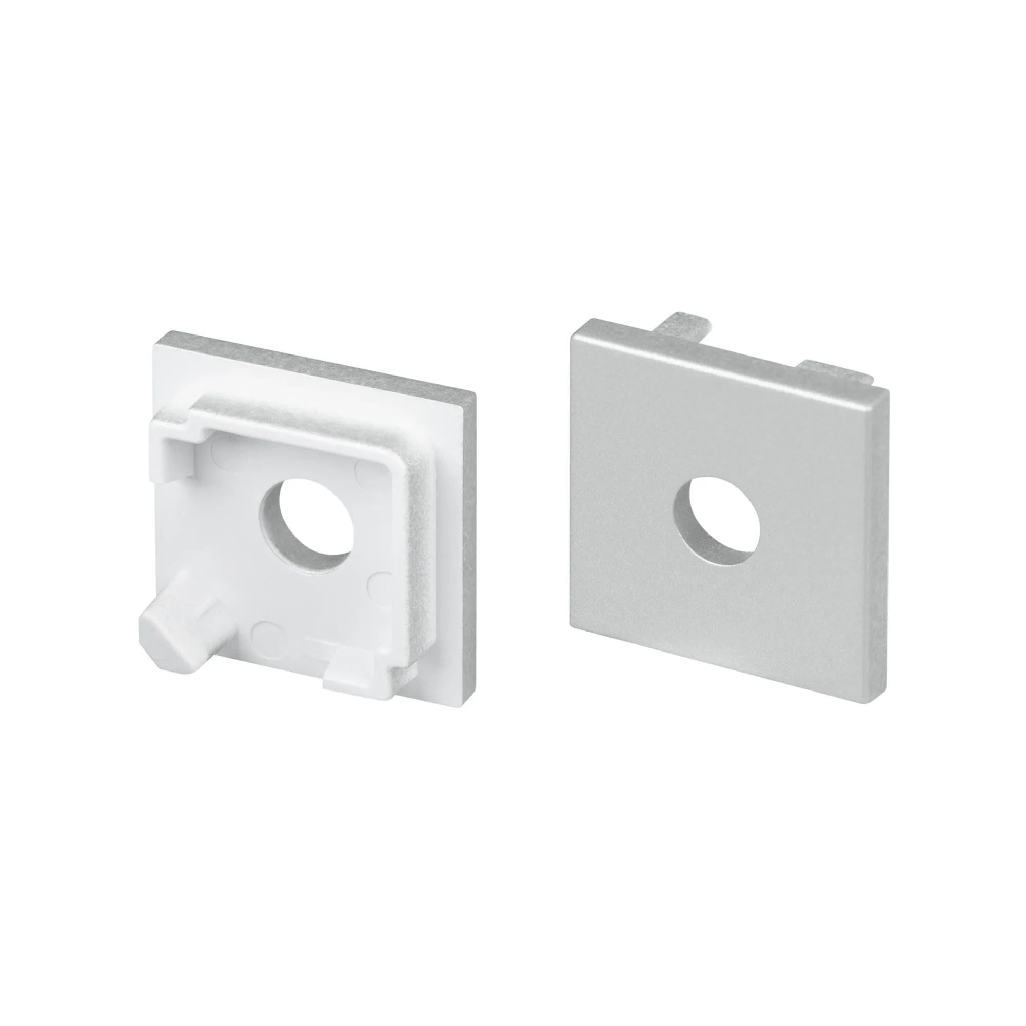 Заглушка SL-KANT-H16-S10 SQUARE с отверстием (Arlight, Пластик) - изображение товара