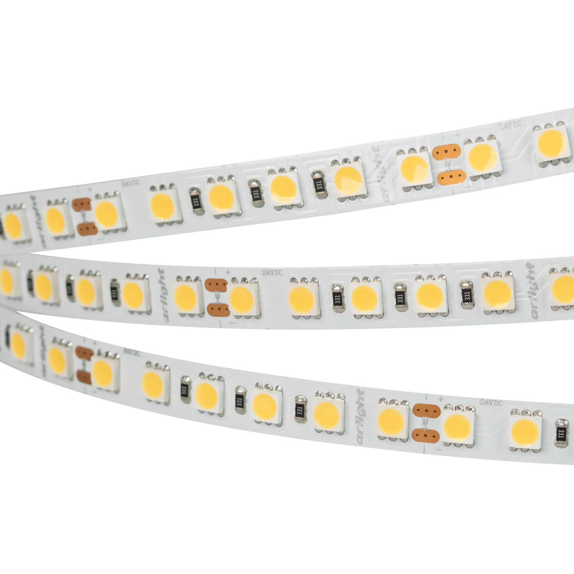 Лента светодиодная RT 6-5050-96 24V Day4000 3x (480 LED) (Arlight, 23 Вт/м, IP20) - изображение товара