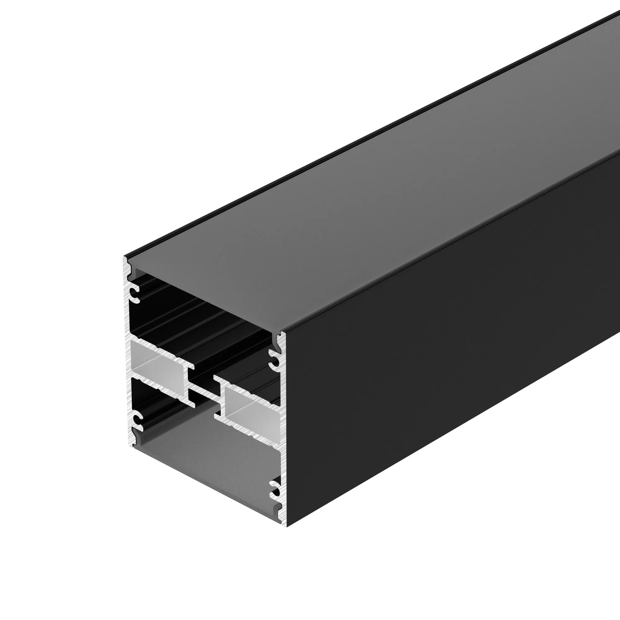 Профиль LINE-5050-DUAL-3000 ANOD BLACK (Arlight, Алюминий) - изображение товара