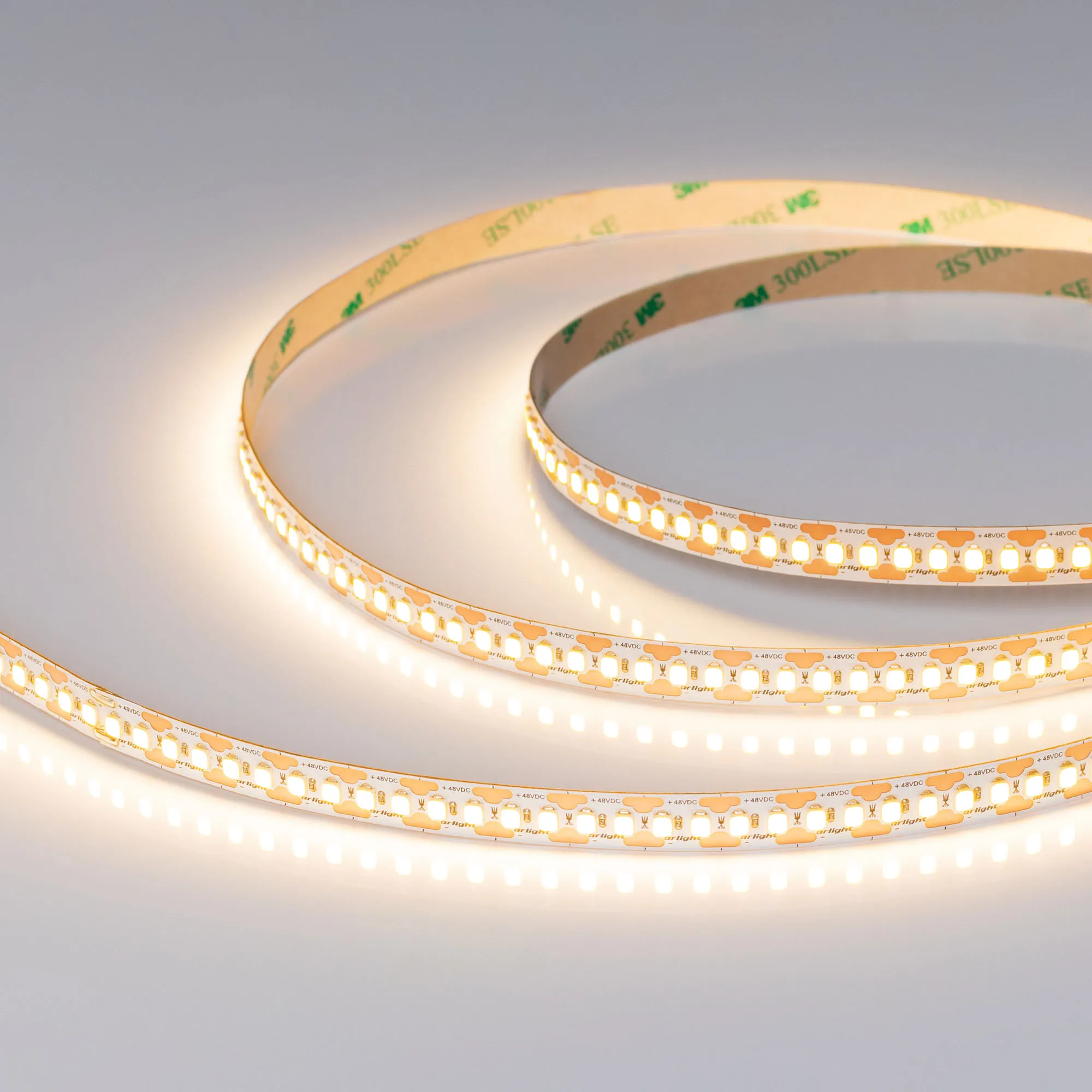 Лента UL-A180-10mm 48V Warm3000-CX2 (19 W/m, IP20, 10m) (Arlight, 7 лет) - изображение товара