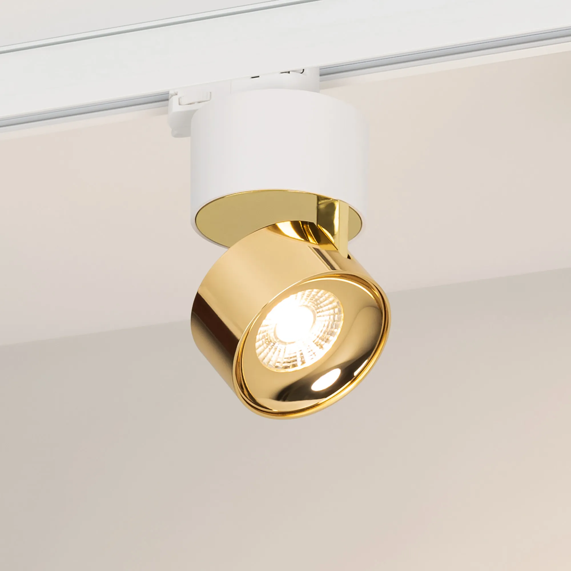 Светильник SP-PLURIO-TRACK-4TR-R77-9W Day4000 (WH-BRS, 36 deg, 230V) (Arlight, IP20 Металл, 3 года) - изображение товара